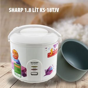 Nồi cơm điện cơ Sharp 1.8 lít KS-18TJV